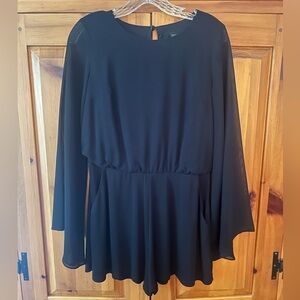 Topshop Black Romper